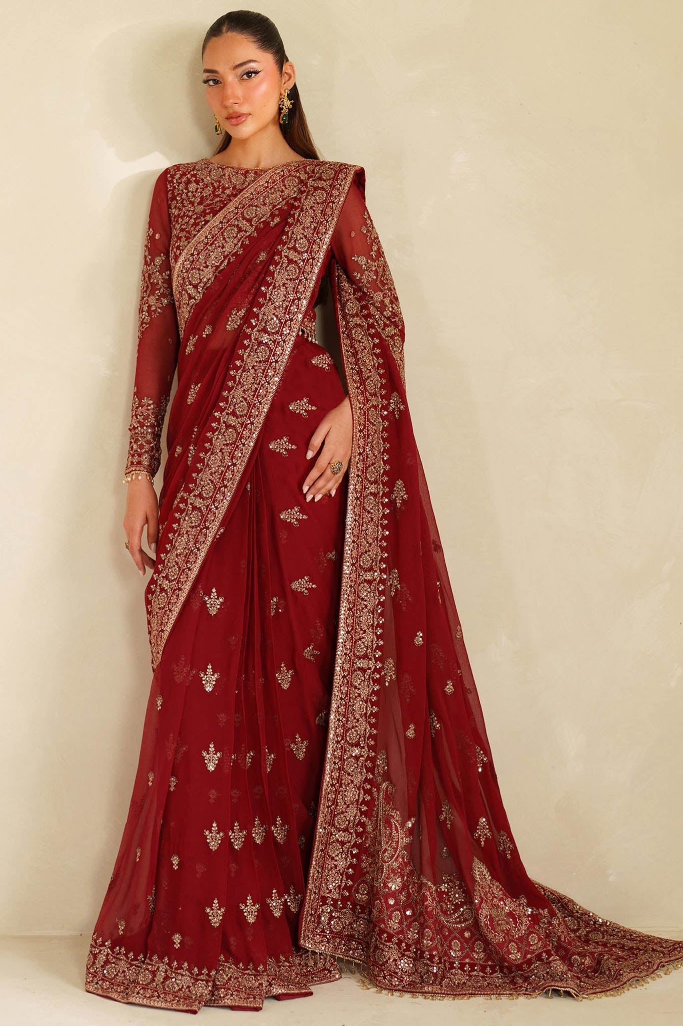 Meesa By Zarif Unstitched 3 Piece Luxury Formals Suit-ZRF-ML-07-SUMRAH