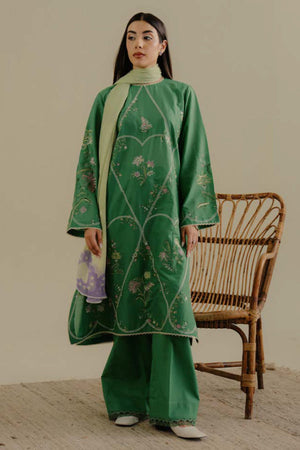 COCO By Zara Shah Jahan Unstitched 3 Piece Lawn Drop 2 Collection'2025-08-B-Tara