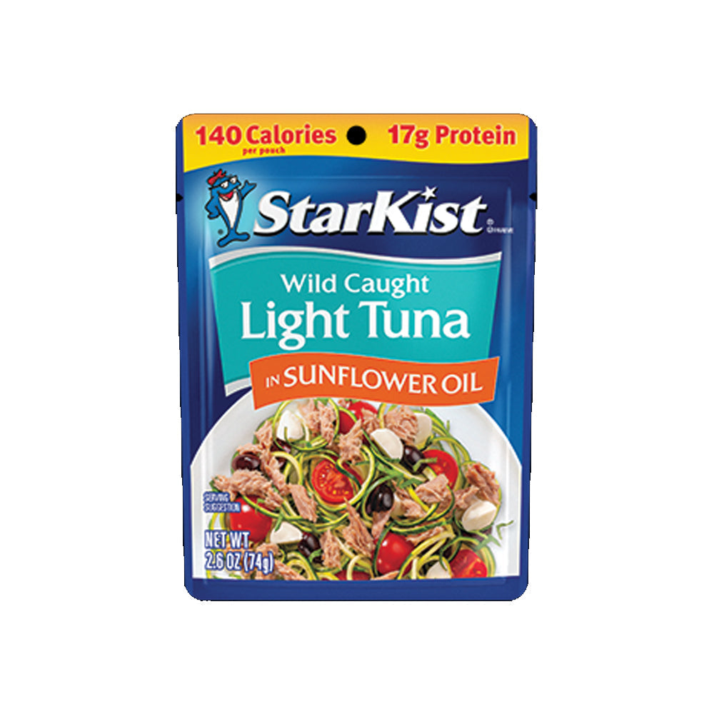Starkist Wild Caught Light Tuna In Sunflower Oil 74g - Snapcart.pk