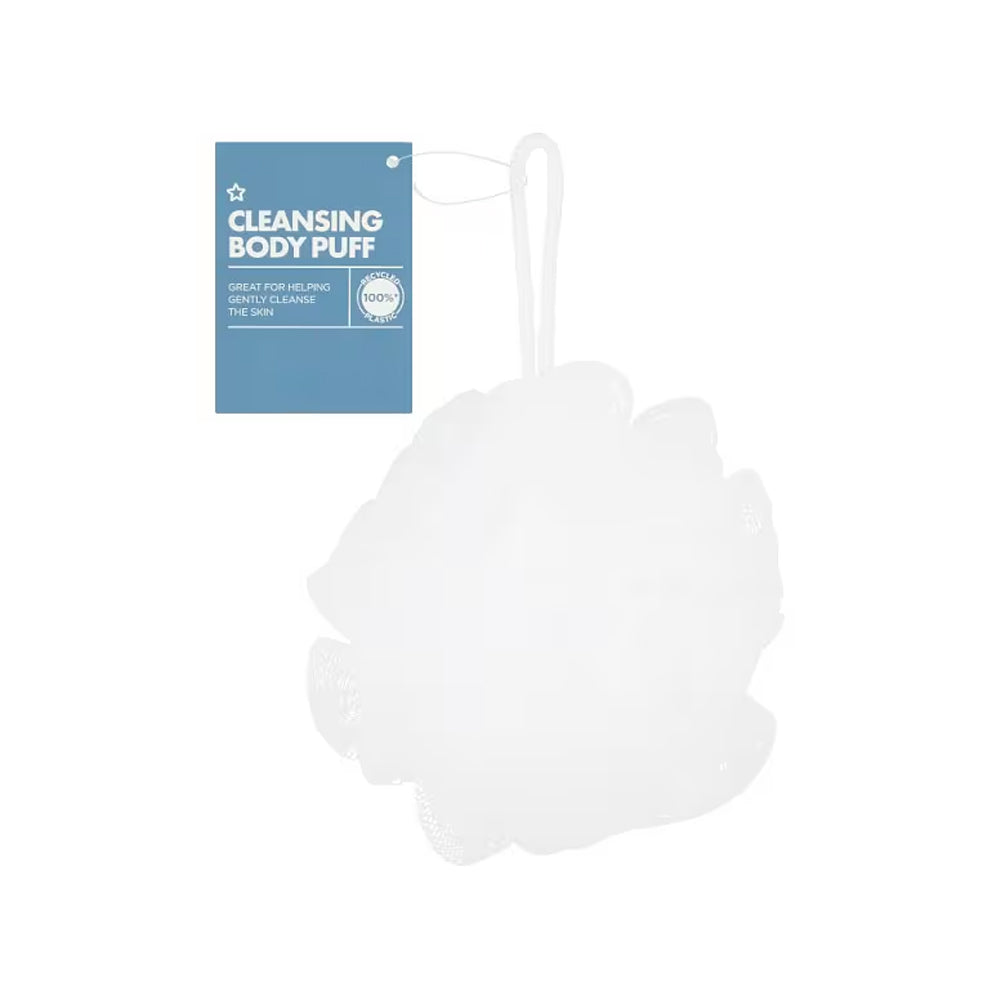 Superdrug Cleansing Body Puff White - Snapcart.pk