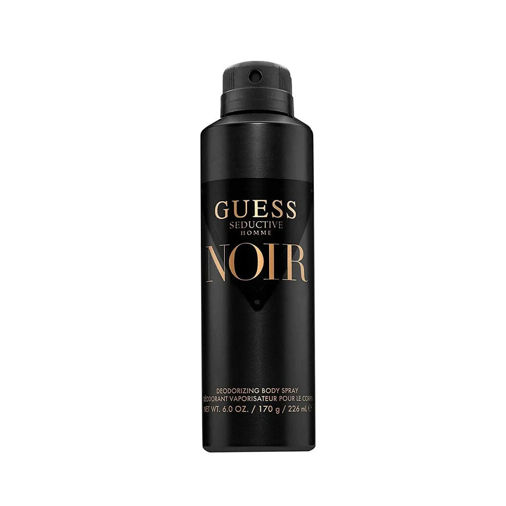 Guess Seductive Homme Noir Body Spray 226ml - Snapcart.pk