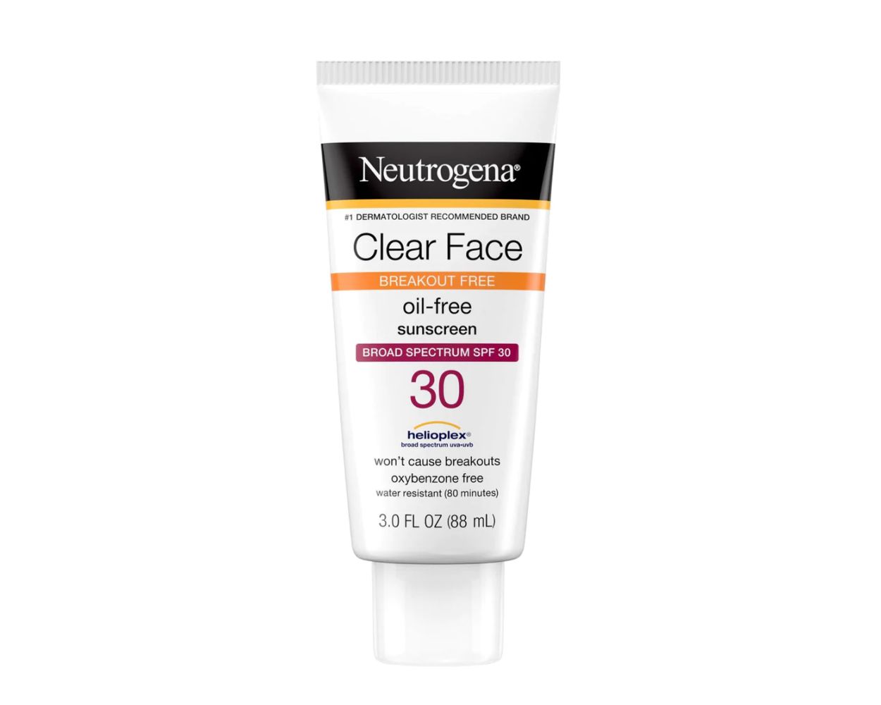 Neutrogena Clear Face Liquid Sunscreen Lotion SPF 30 88Ml