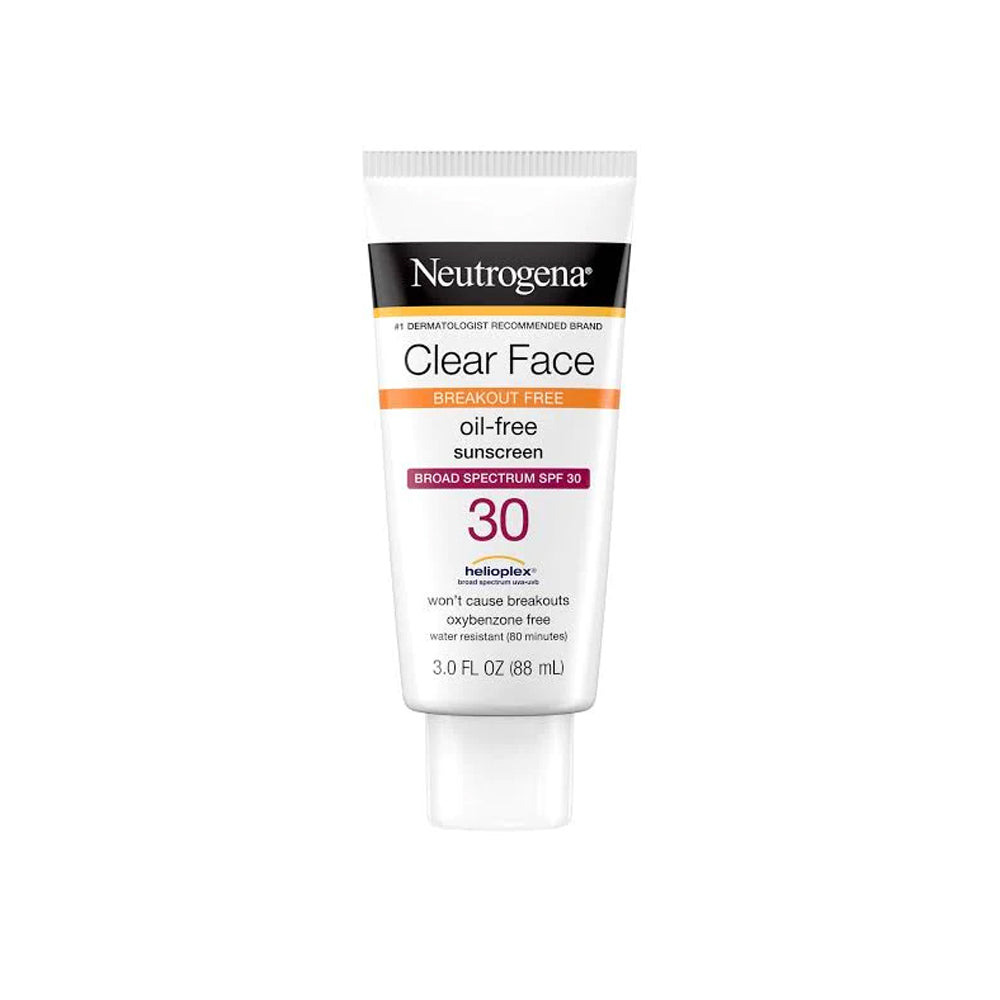 Neutrogena Clear Face Oil-free Sun Screen Spf 30 88ml - Snapcart.pk