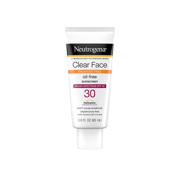 Neutrogena Clear Face Oil-free Sun Screen Spf 30 88ml - Snapcart.pk