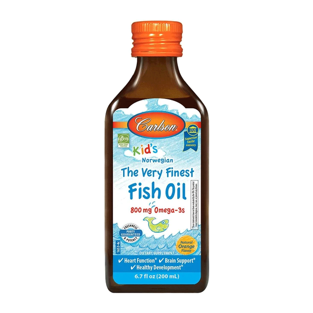 Carlson Kids Fish Oil Natural Orange 800mg 200ml