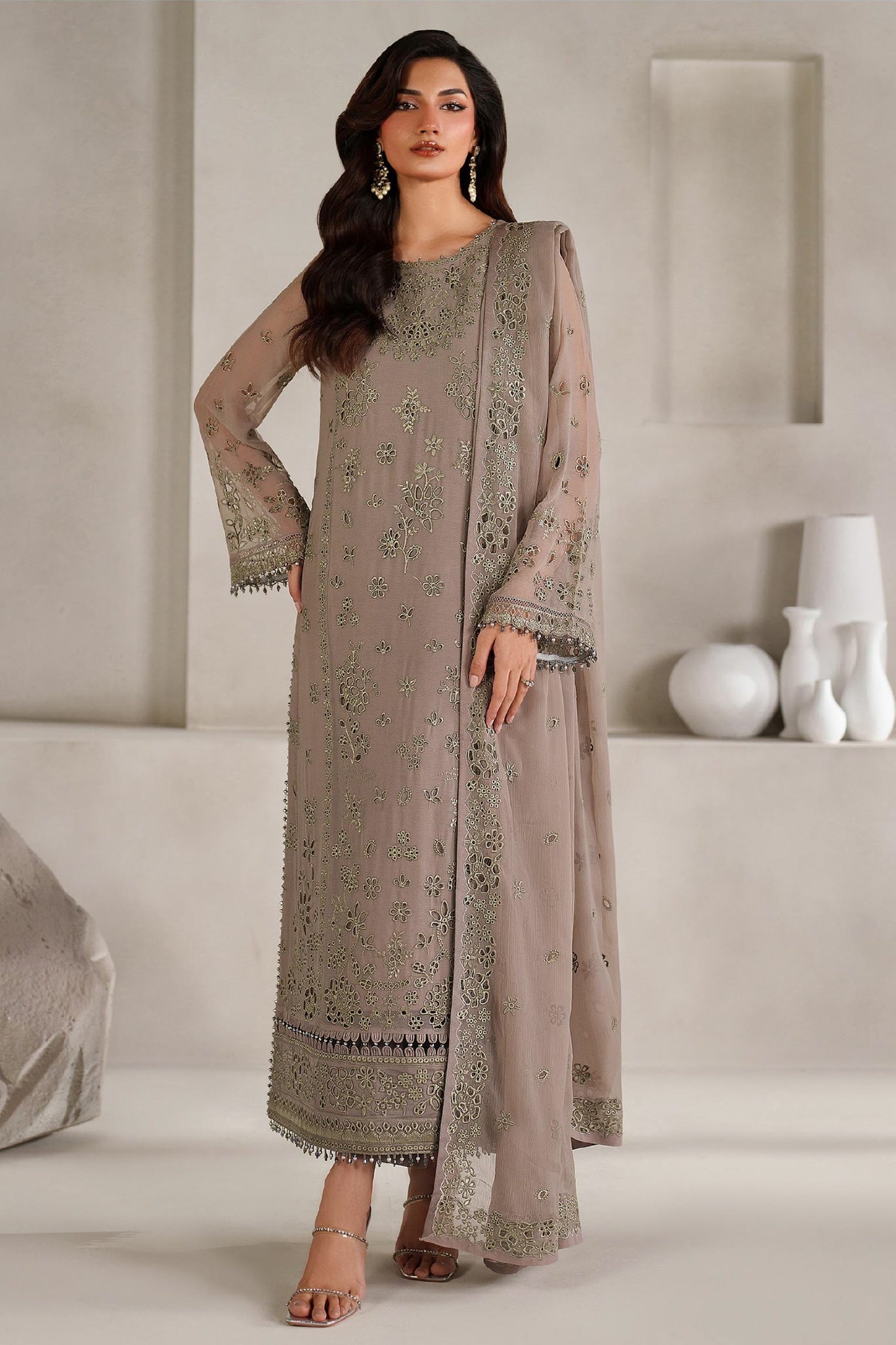 Muse Thread By Zarif Unstitched 3 Piece Exclusive Luxury Formals Suit-ZE-MT-08-Aabroo