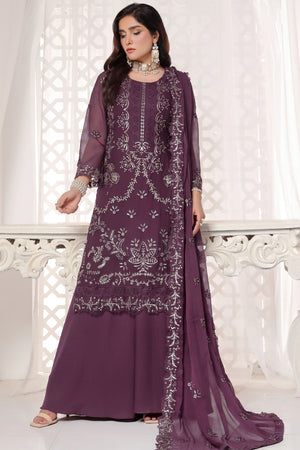 Myra By Soghat Stitched 3 Piece Luxury Emb Chiffon Collection'2025-Myra-08-Purple
