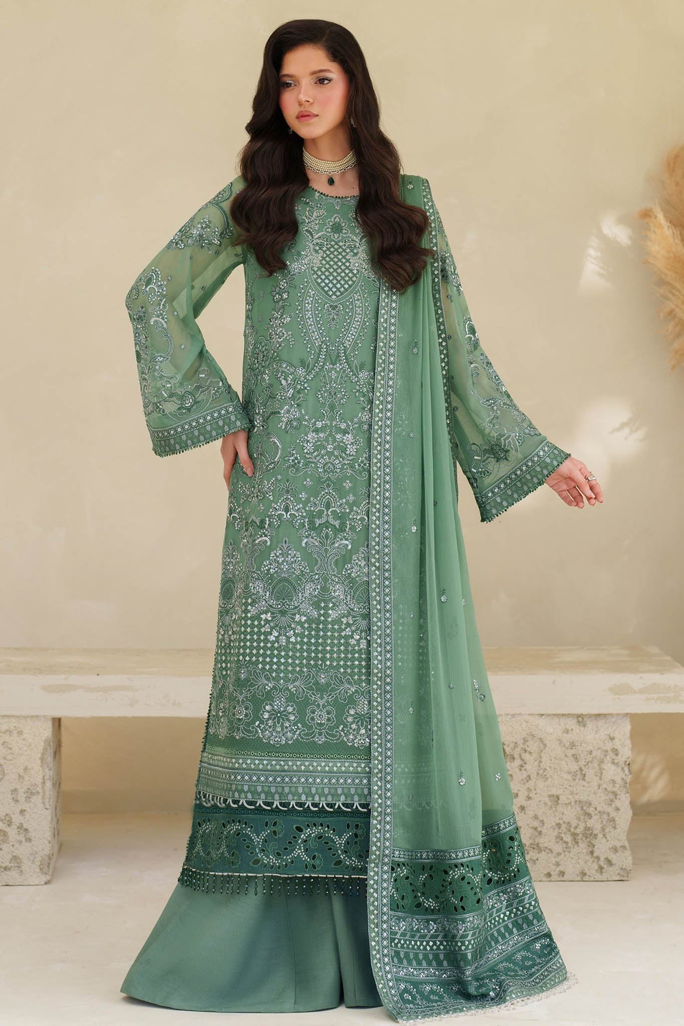Meesa By Zarif Unstitched 3 Piece Luxury Formals Suit-ZRF-ML-08-JIROON