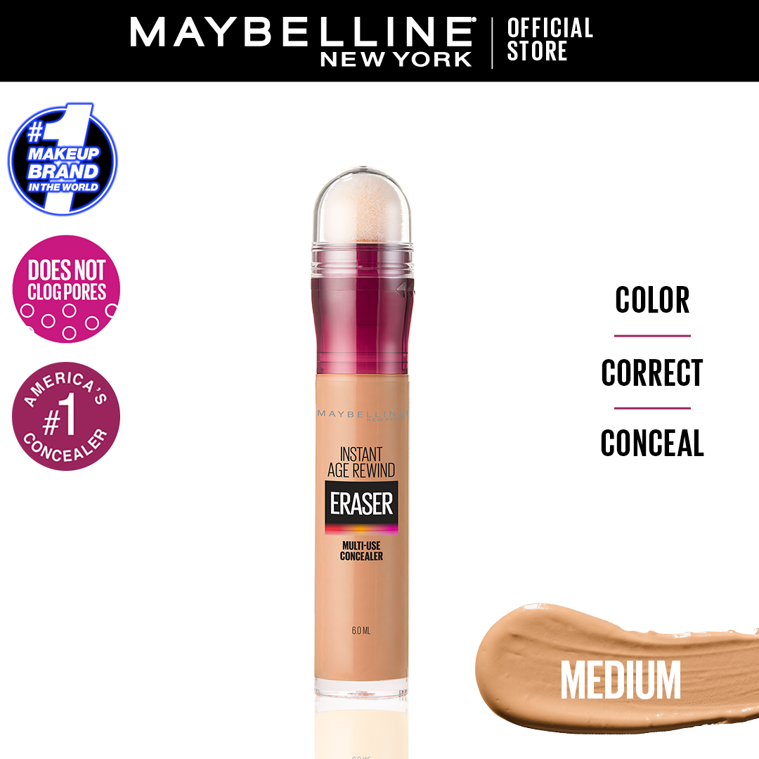 Maybelline New York Instant Age Rewind Eraser Concealer - 130 Medium