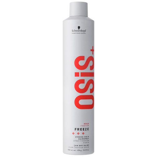 Schwarzkopf OSiS+ Hold Fixation Freeze Strong Hold Hairspray 500Ml