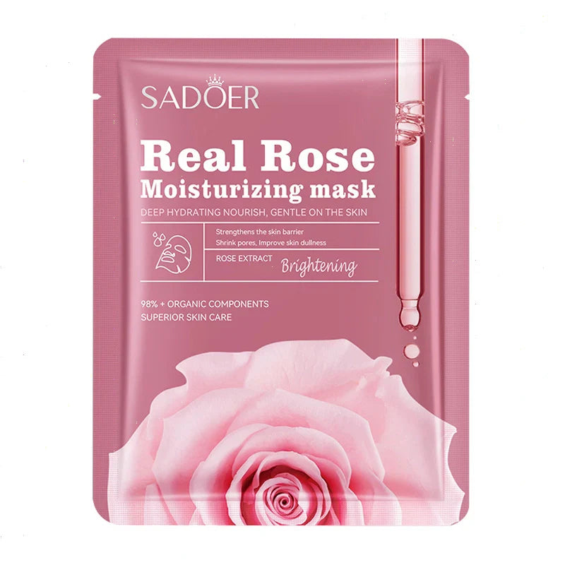 Sadoer Real Rose Moisturizing Facial Mask 25G - 1 PC