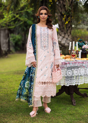 Bloom & Beyond - Paras By Pasha Unstitched 3 Piece Lawn Collection'2025-Coral Bloom