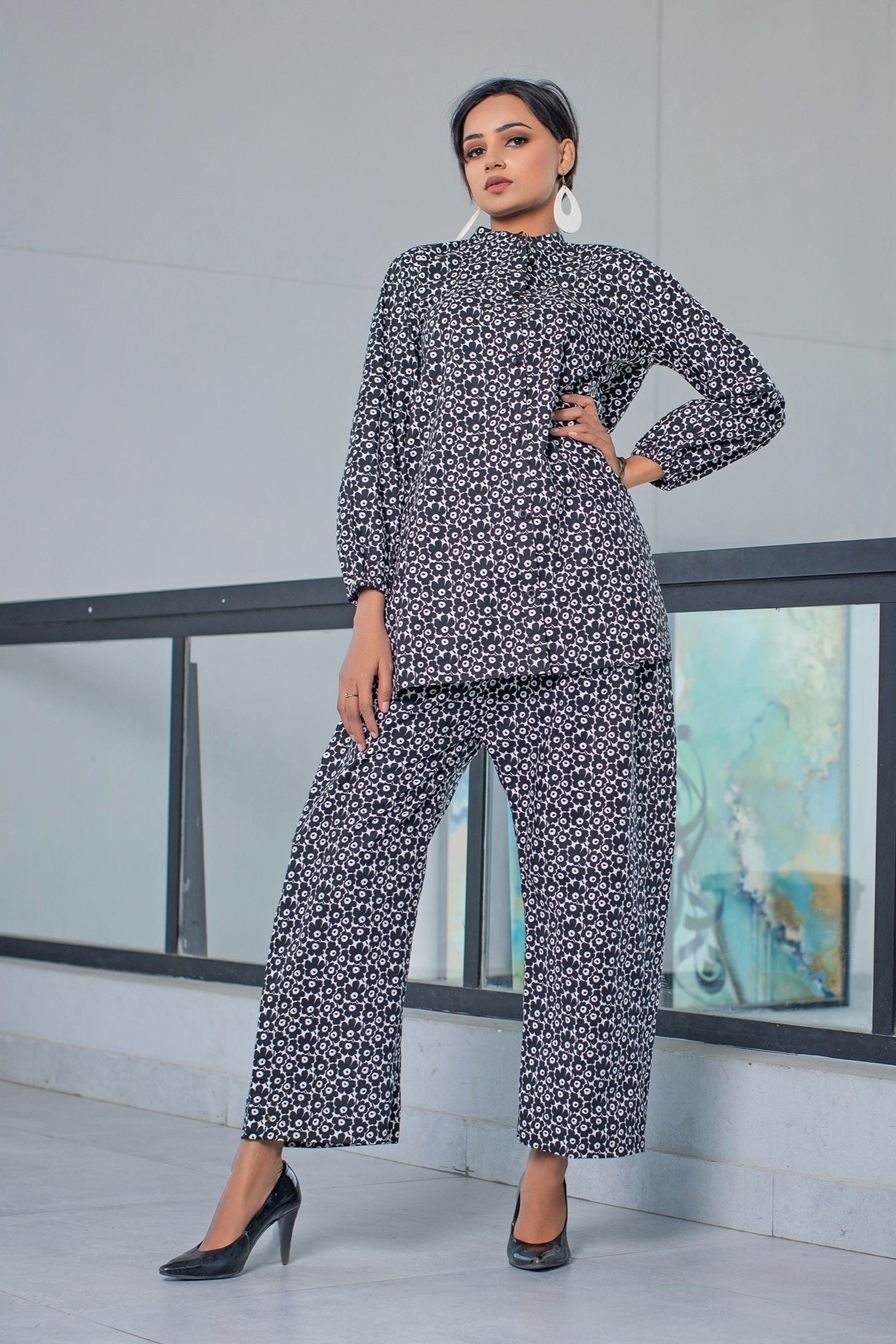 Urban Cut 2 Piece Cotton Printed Co-Ord Set