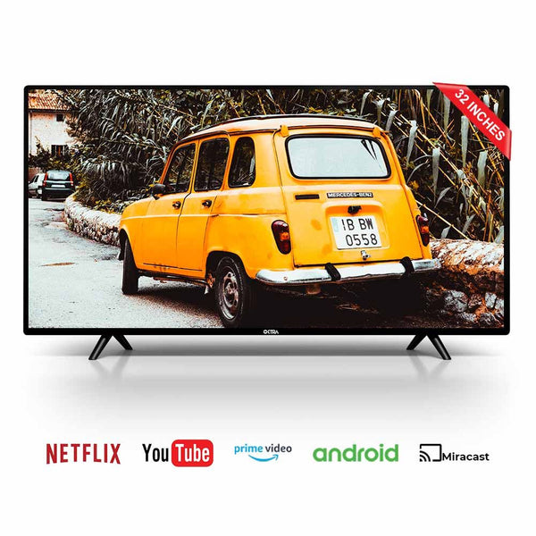 OKTRA Smart Series Borderless - K568S 32-Inches Smart Sense HD LED TV - My Store