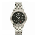 Versace Univers Silver Stainless Steel Black Dial Quartz Watch for Gents - VEBK00418