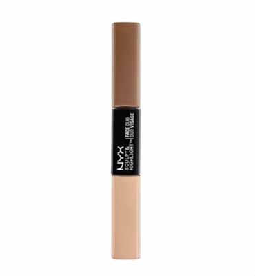 NYX Professional Makeup- Sculpt and Highlight Face Duo 01 Taupe/Ivory