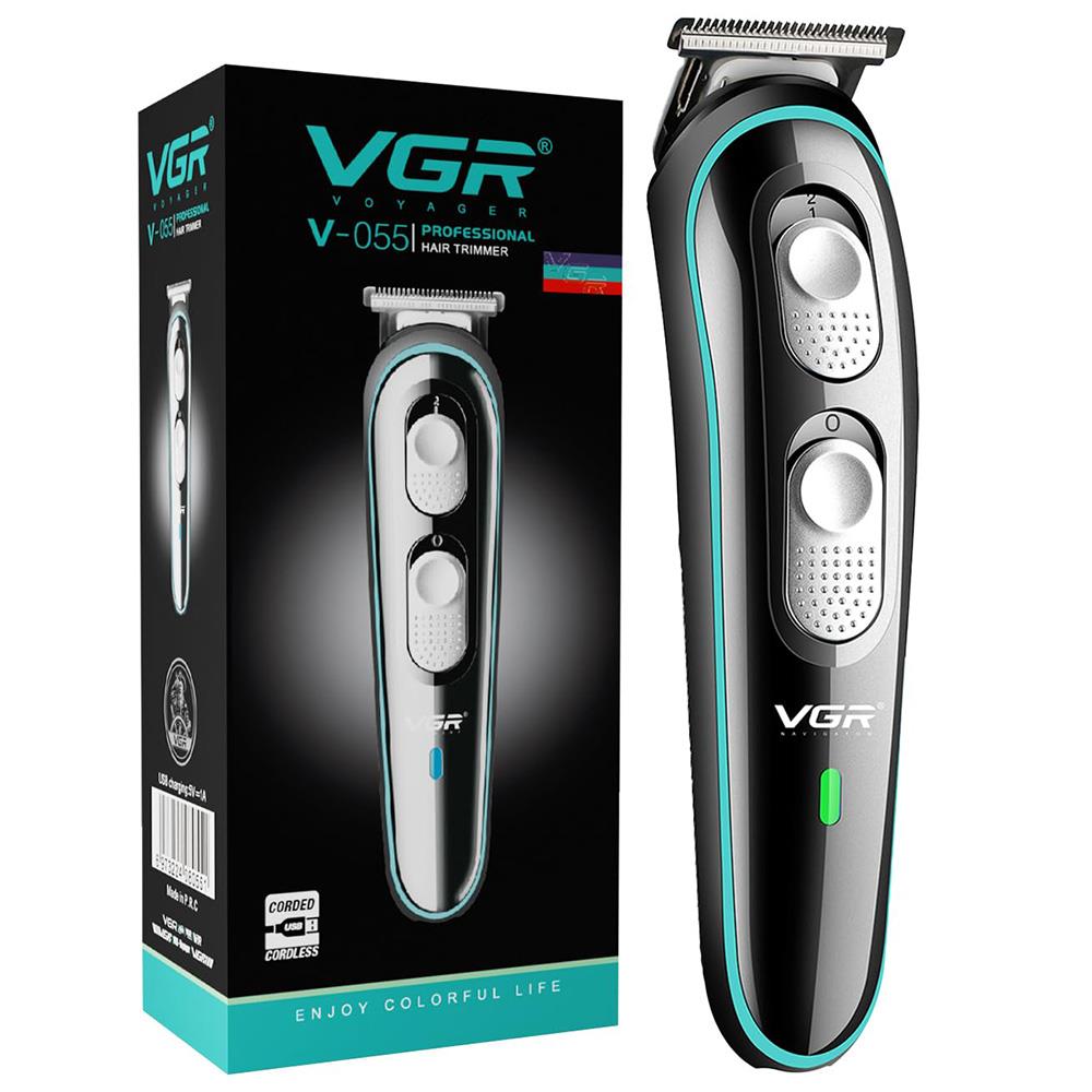 VGR-V-055 Professional Cordless Rechargeable Beard Trimmer Clippers for Men