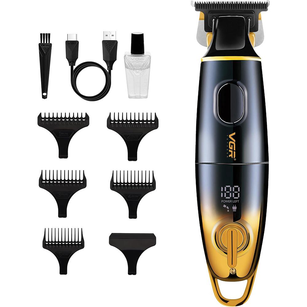 VGR-Electric Beard Hair Trimmer for Men Kit