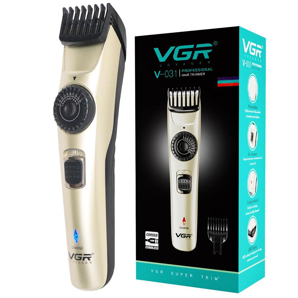 VGR-V-031 Hair Trimmer Professional Cord & Cordless Hair Clipper For Men