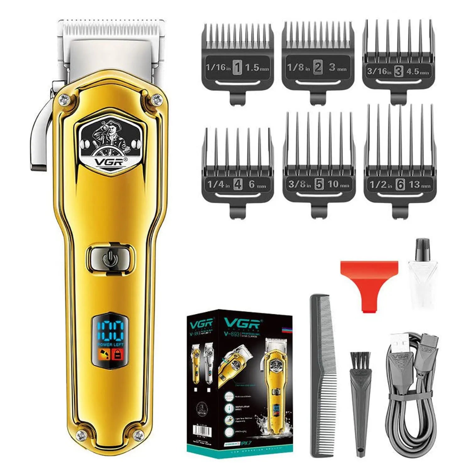 VGR-V-693 Professional Salon Series Hair Clipper for Salon & Men
