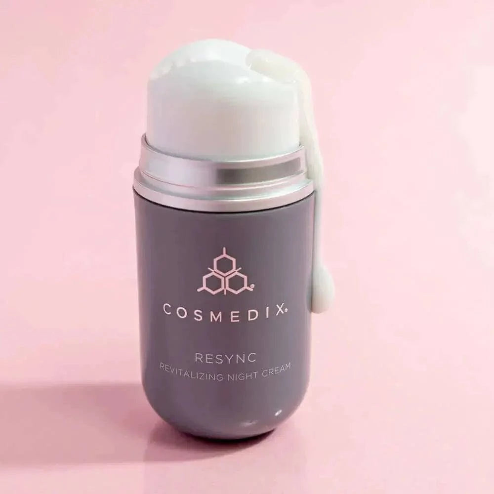 Cosmedix - Resync Revatilizing Night Cream - Exfoliating Night Cream To Provide Moisture And Anti-Aging With Nighttime Skincare 50Ml/ 1.7Oz - My Store