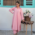 Tng By Md Solid Co Ords Collection-Saya  (Soft Pink)
