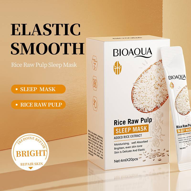 Bio Aqua Rice Raw Pulp Sleep Mask 100G