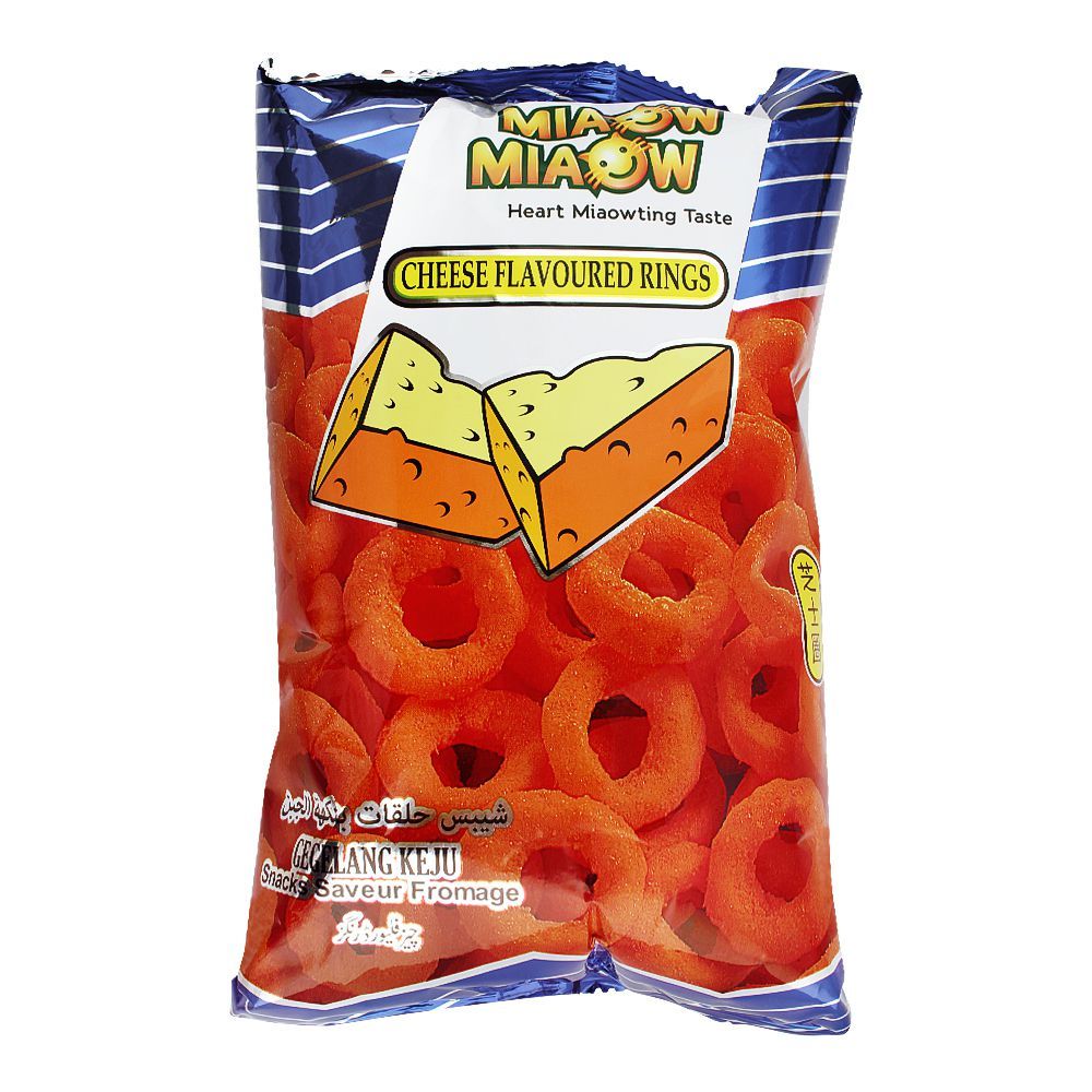 Miaow Miaow Cheese Flavoured Rings 60g