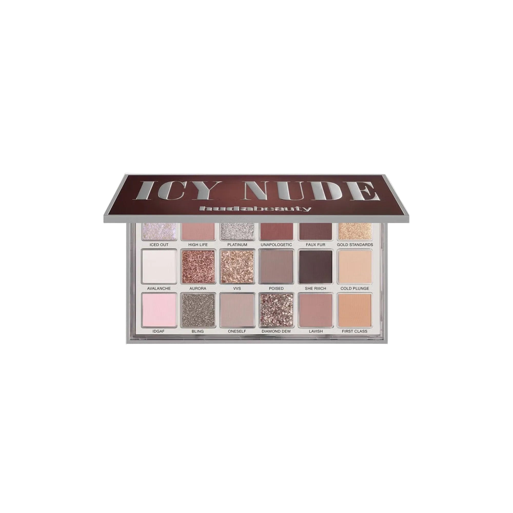 Huda Beauty Icy Nude Eyeshadow Palette 16gm
