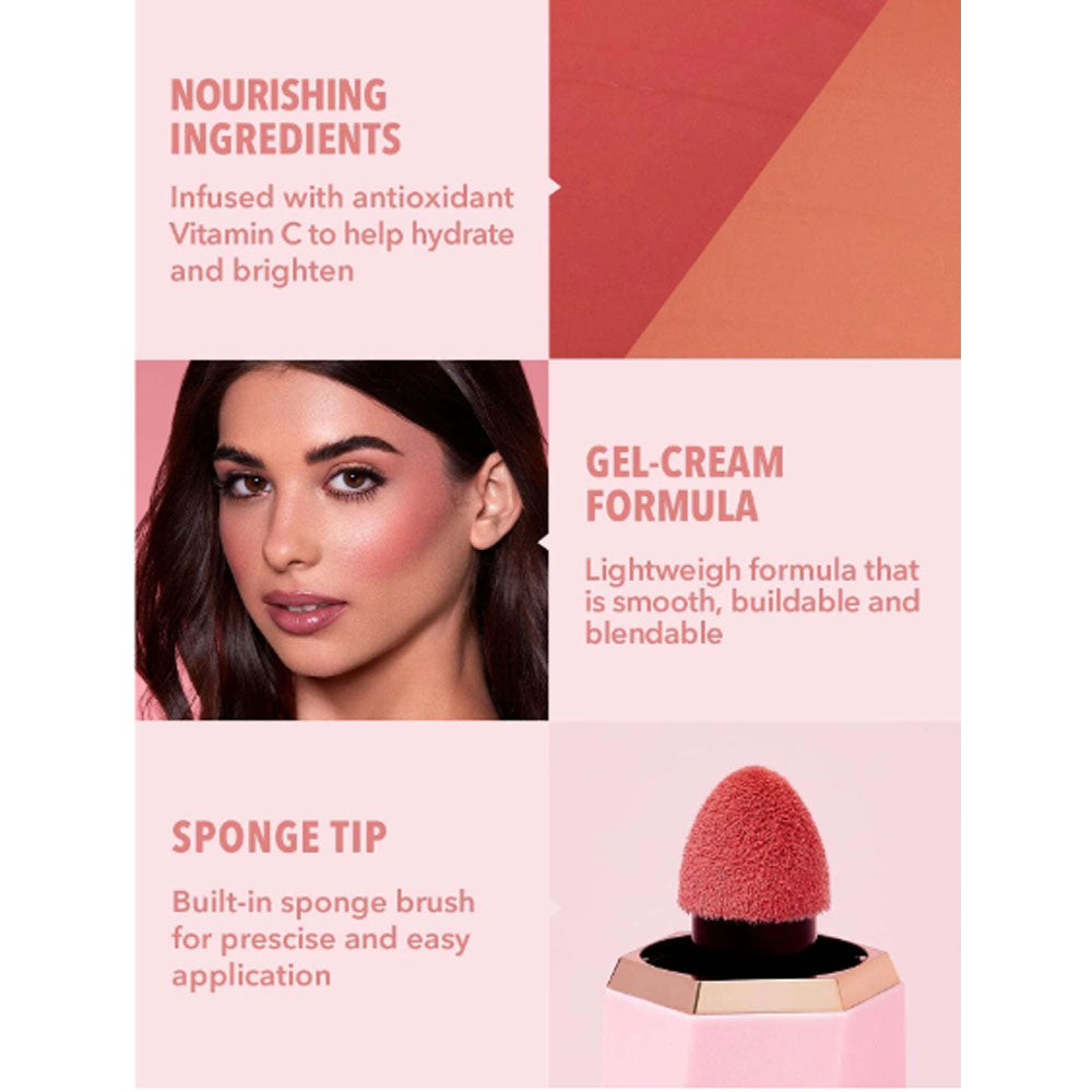 SHEGLAM - Color Bloom Liquid Blush Matte Finish-Love Cake