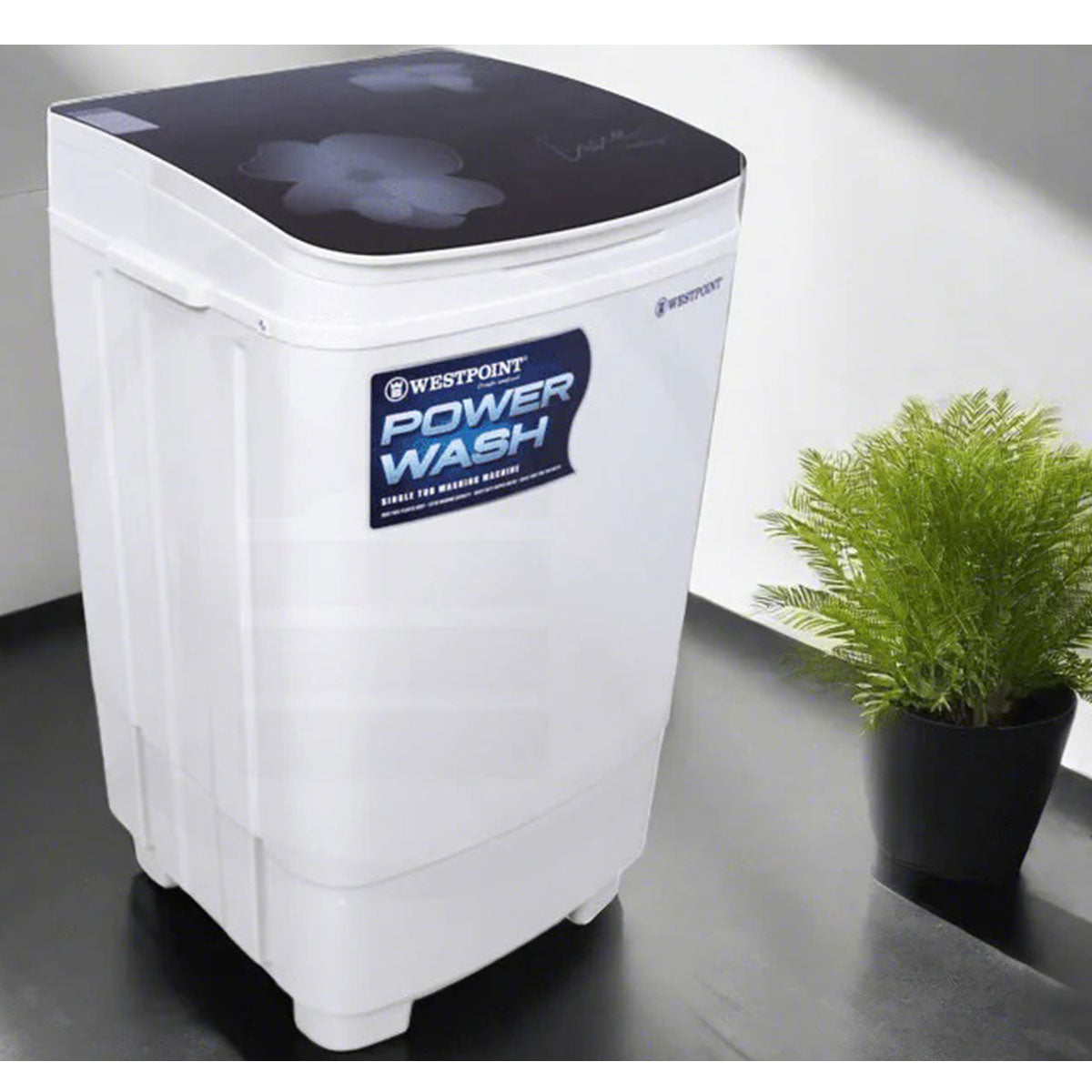 WestPoint Single Tub Washing Machine Glass Top 10KG – Model WF-1018 - My Store