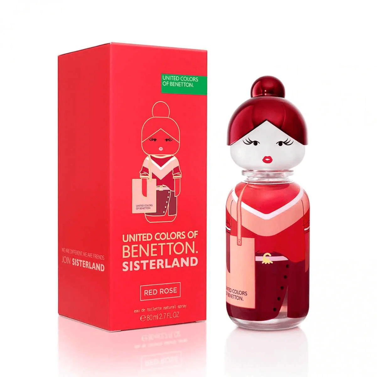 Benetton Sisterland Red Rose Edt 80Ml