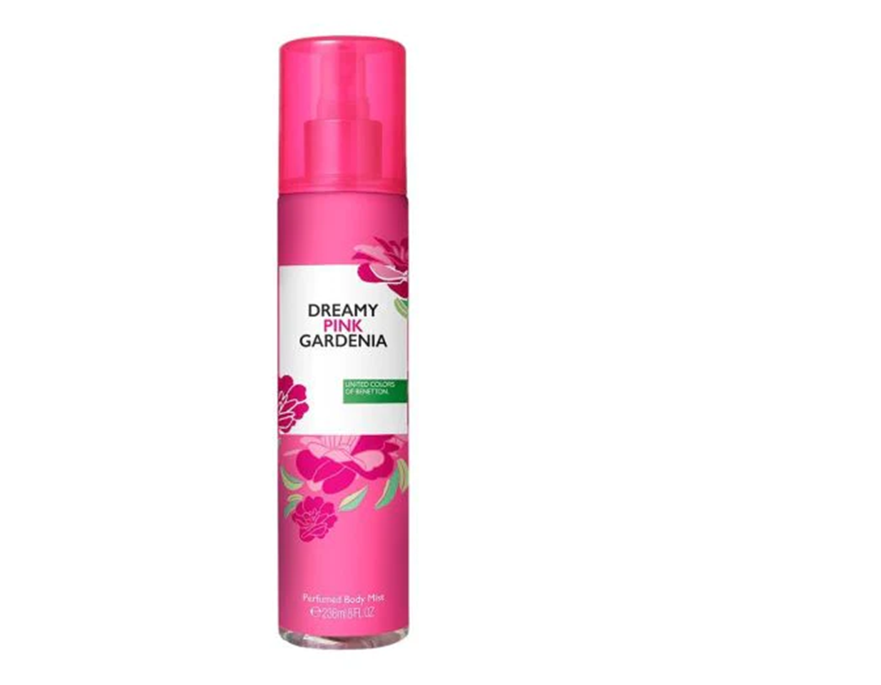 Benetton Body Mist Dreaming Pink Gardenia 236Ml