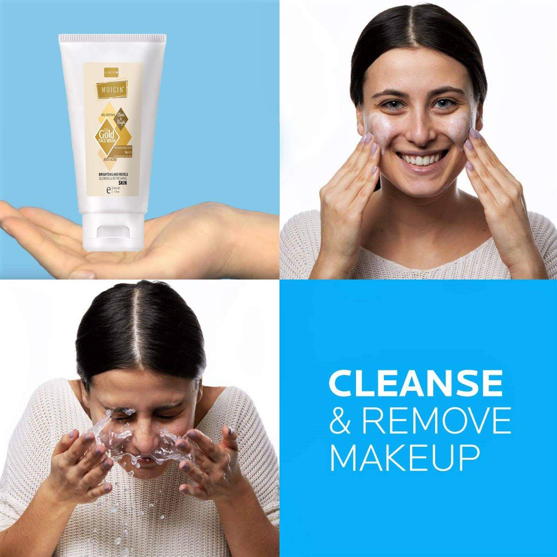 MUICIN - 24k Gold Face Wash - 150ml - My Store