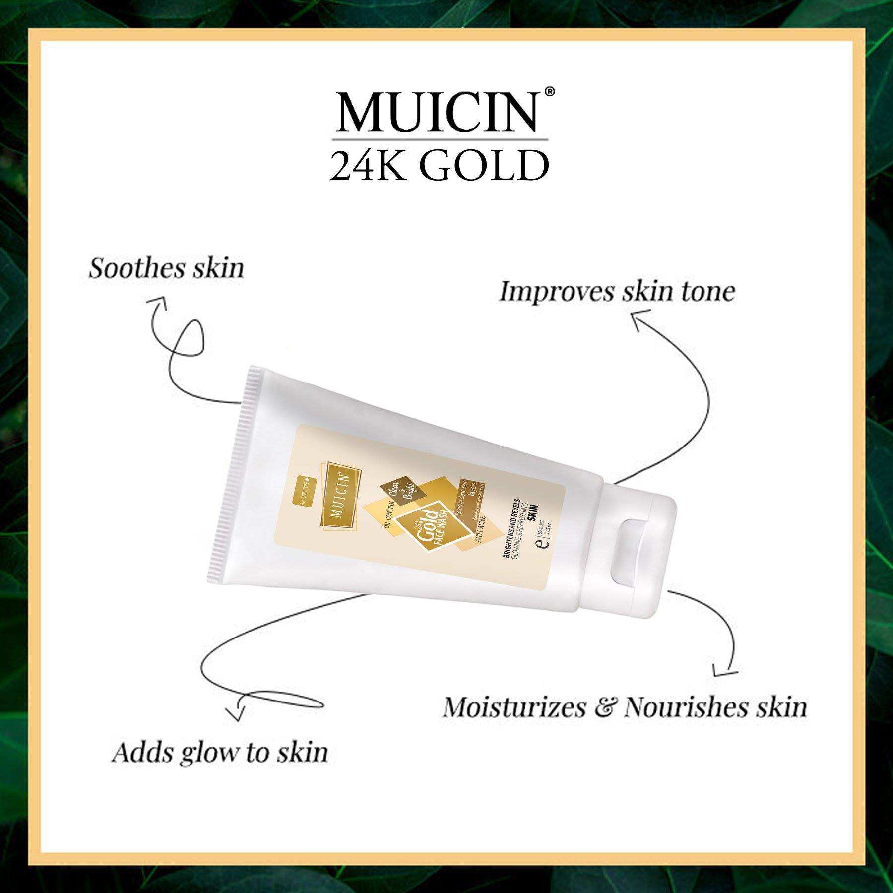 MUICIN - 24k Gold Face Wash - 150ml - My Store