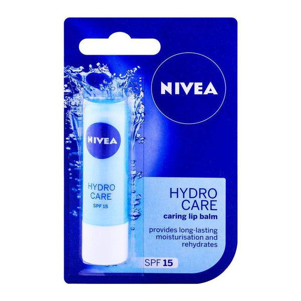 Nivea Lip Balm Hydro Care Spf 15 4.8G - My Store