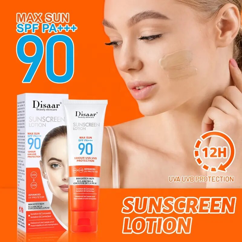 Disaar - Organic Sun Protection Sunscreen Lotion SPF 90 - 50ml