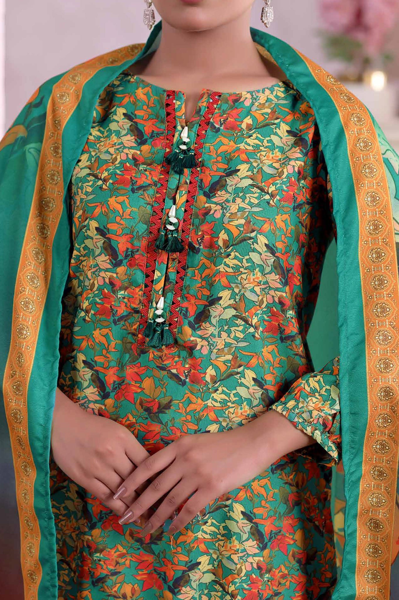 Khaas by Aizal Stitched 3 Piece Printed Ayudia Collection'2025-A-K-10