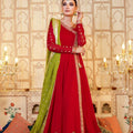 Kalidaar Frocks By Asma & Sidra Stitched Formals Suit-Raspberry