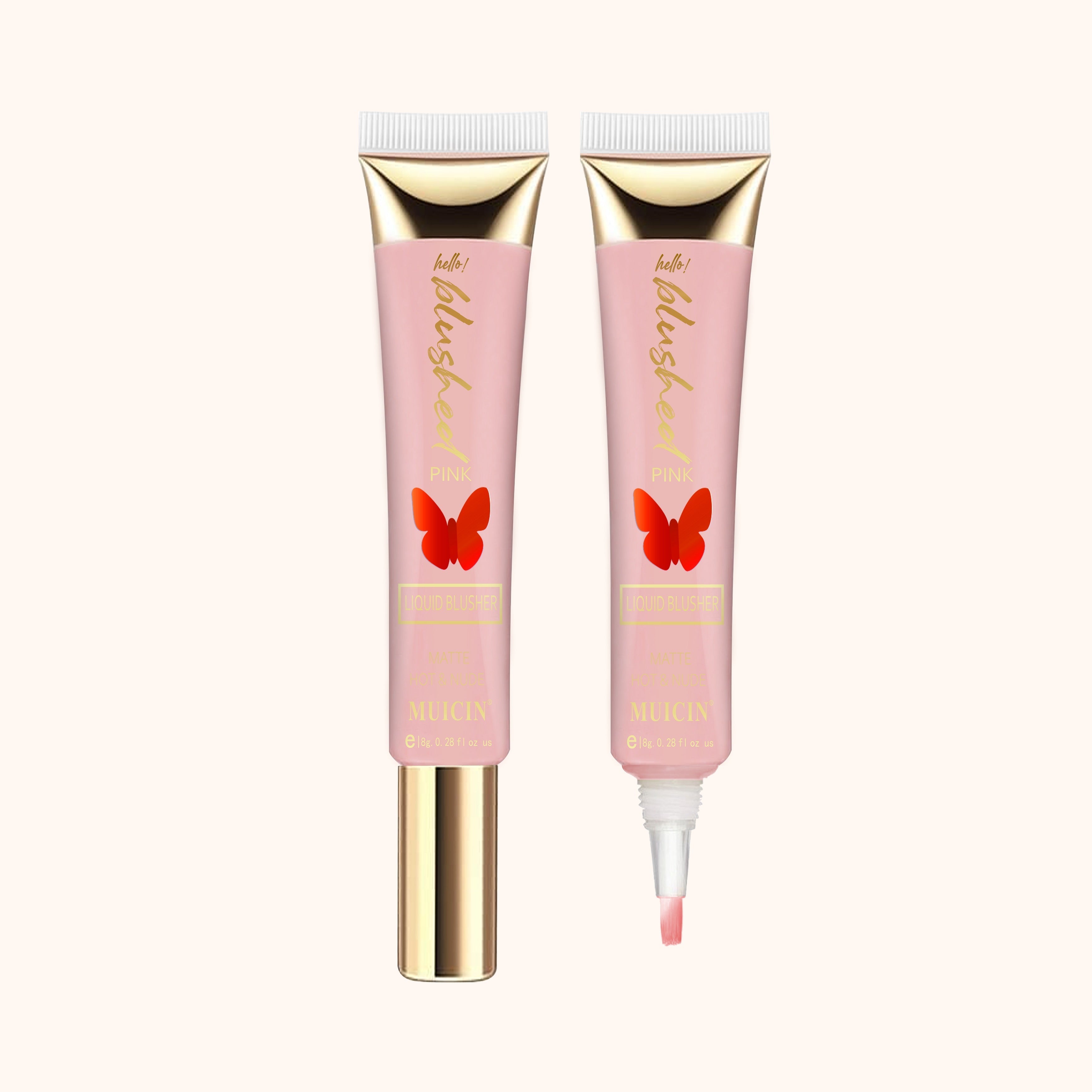 MUICIN - Butterfly Pink Blusher Tube - 8g