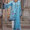 Elan Unstitched 3 Piece Luxury Lawn Collection'2025-11-A-Isla Bleu