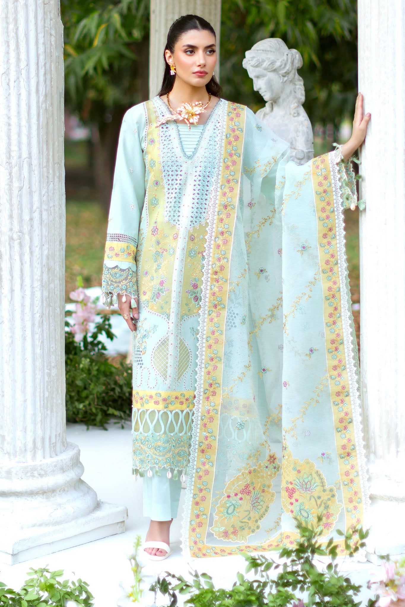Sophie By Mahnur Unstitched 3 Piece Luxury Lawn Collection'2025-11-Calista