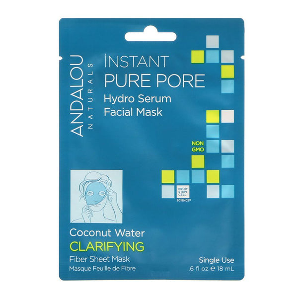 Andalou Instant Pure Pore Hydro Serum Facial Mask 18ml