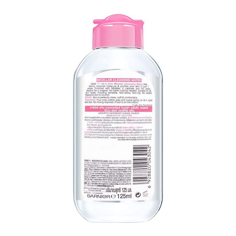 Garnier Micellar Cleansng Water Pink 125ml