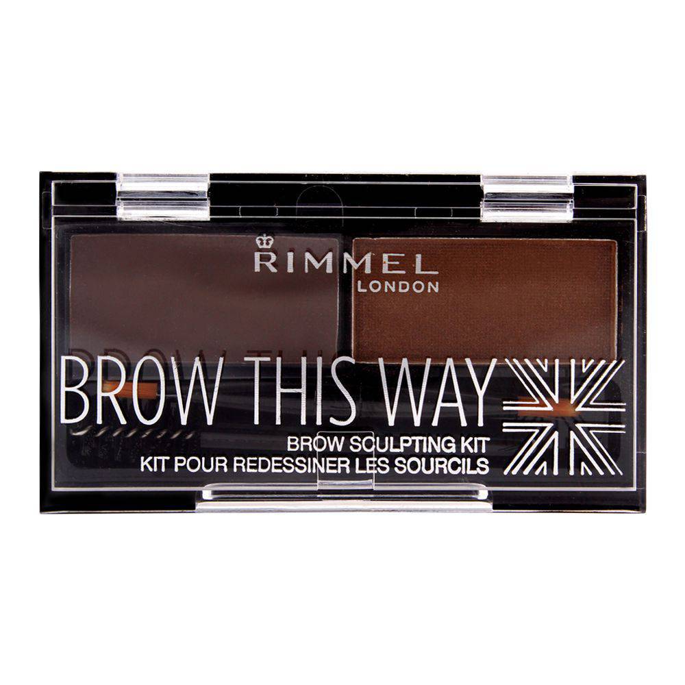 Rimmel Brow This Way Palette Medium Brown 034002