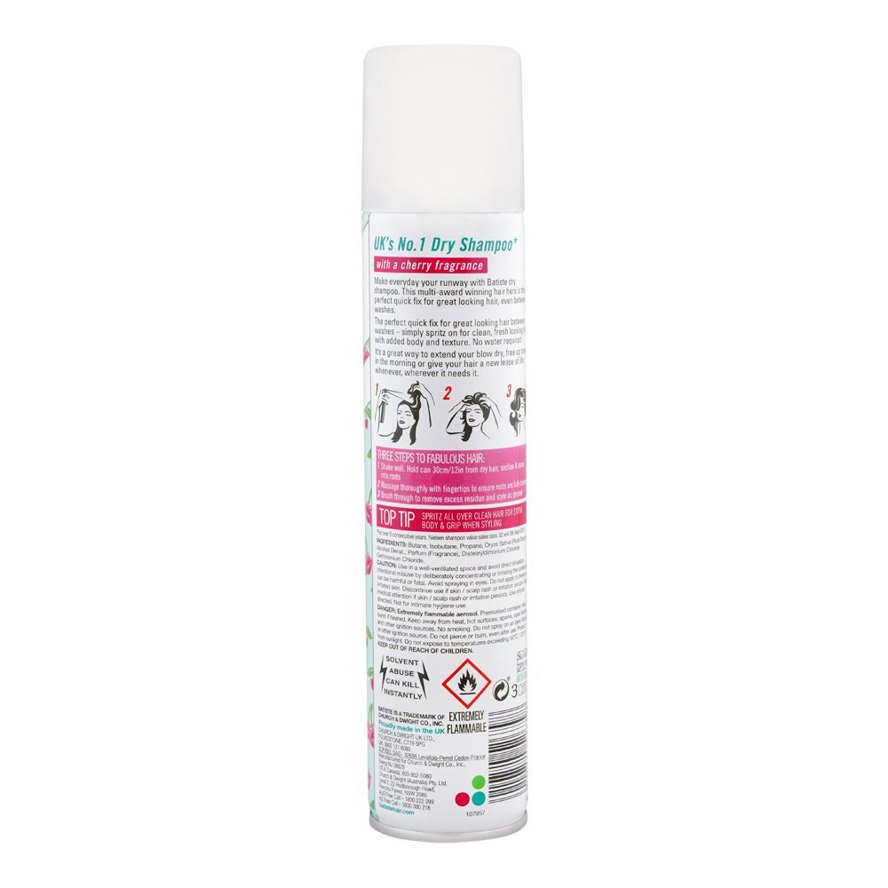Batiste Cherry Cheeky Cherry Dry Shampoo 200Ml