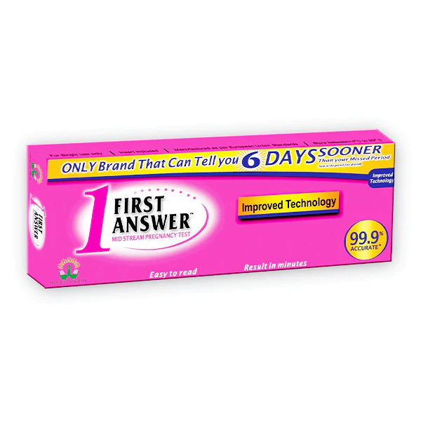 First Answer Mid Stream Pregancy Test