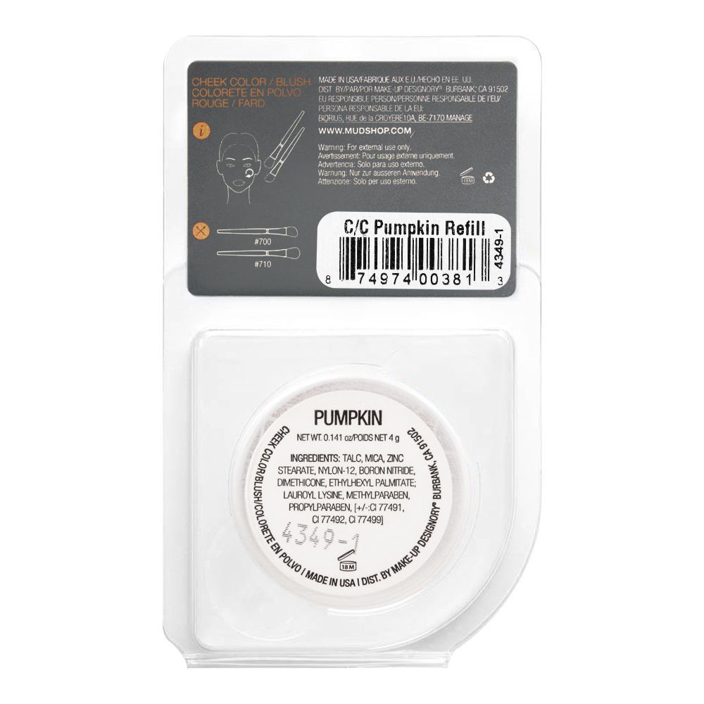 MUD Cheek Color Compact Pumpkin