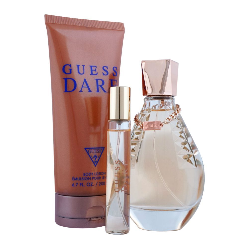 Guess Dare Women Set EDT 100Ml+EDT 15Ml+Body Lotion 200Ml