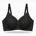 Padded Seamless Smooth Dot Bra - Black